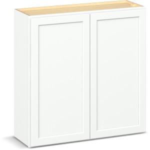Reliabilt Parkstone II Reliabilt Parkstone II Brilliant White Wall Cabinet, 2 Doors, 36-in x 36-in - 641249 | Lowe's Pro Supply